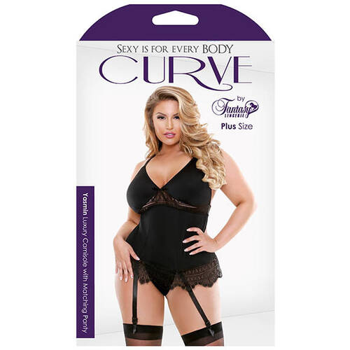 Curve Yasmin Camisole/Panty 1X/2X 