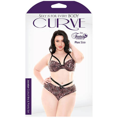 Jocelyn Cutout Bra/panty Set 3X/4X 