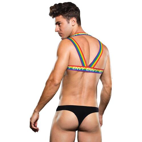 Rainbow Harness S/M