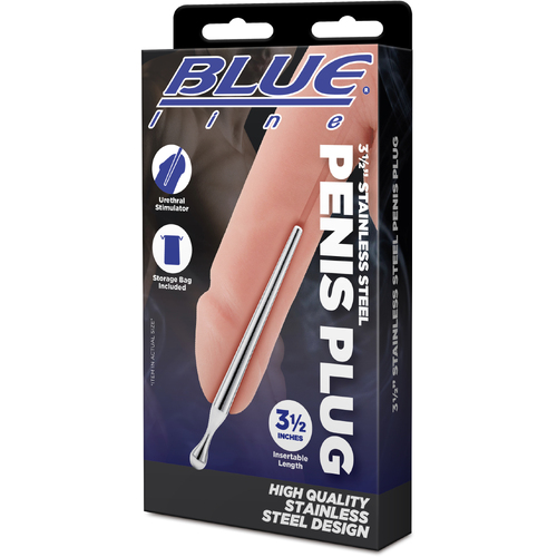 3.5" Stainless Steel Penis Plug