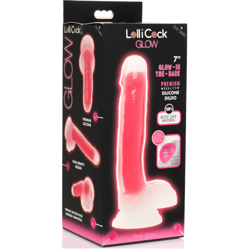 7" Glowing Cock + Balls