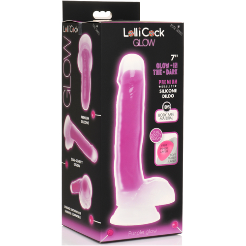 7" Glowing Cock + Balls