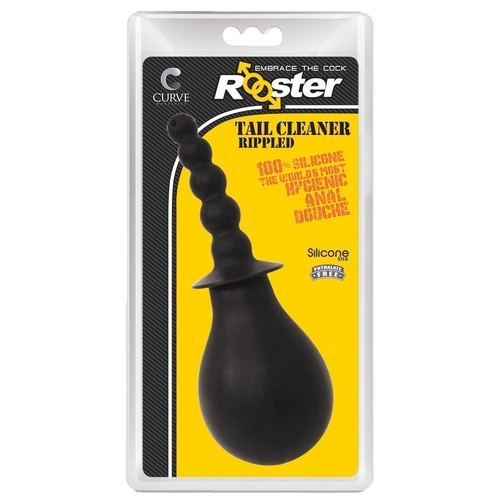 Rooster Tail Cleaner Rippled - Black