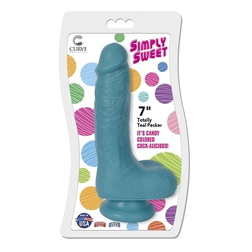 Simply Sweet 7" Totally Teal Pecker