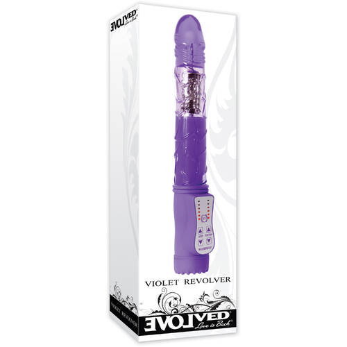 6"  Violet  Revolver Vibrator