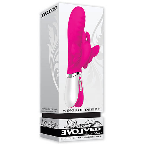 8" Wings Of Desire Rabbit Vibrator