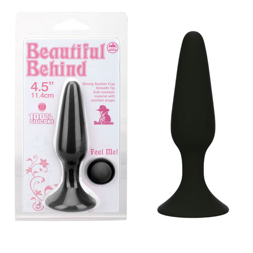 Beautiful Behind Black 11.5 cm Butt Plug