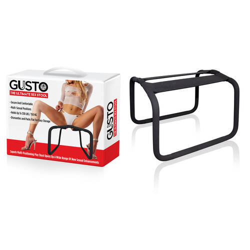 Gusto Black Position Stool