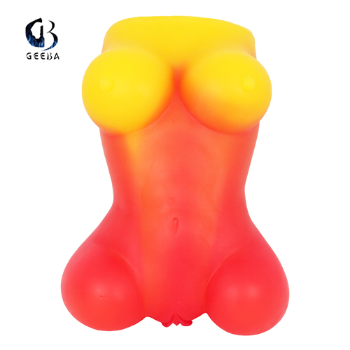 Red/Yellow Ass Stroker Breast