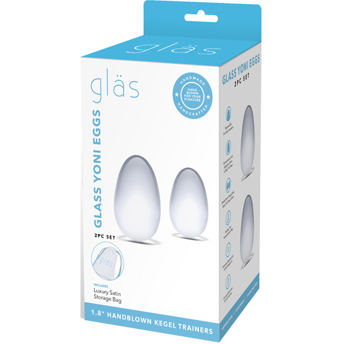 Glass Yoni Eggs 2pc