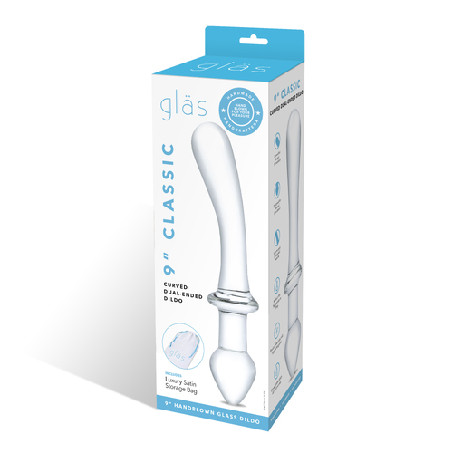 9" Classic Curved Dual-Ended Dildo