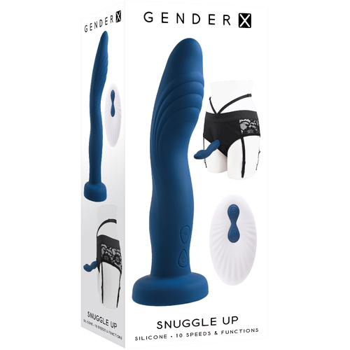 Snuggle Up Vibrating Strap On