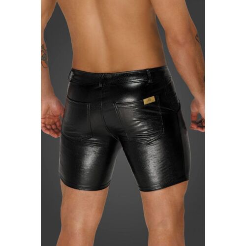 Snake Wetlook Mid Length Shorts/Back Pockets XL