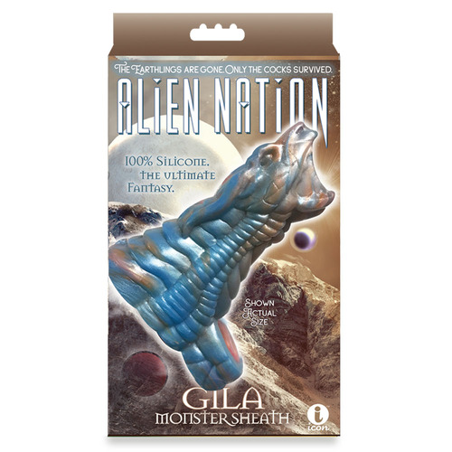 Alien Nation - Gila Blue/Gold 14 cm Penis Sheath