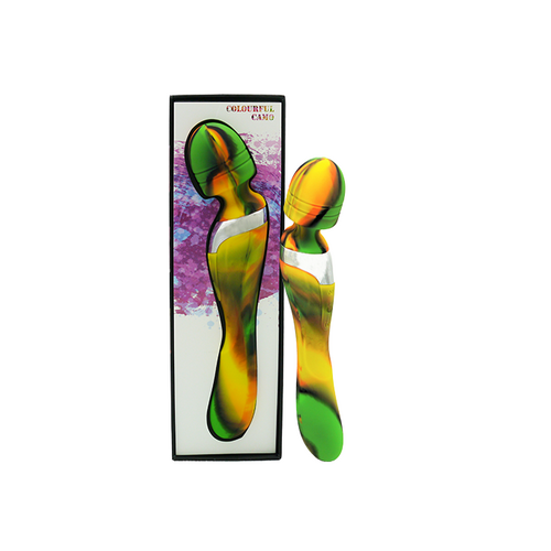 Colourful Camo Beja 2in1 Vibrator Green