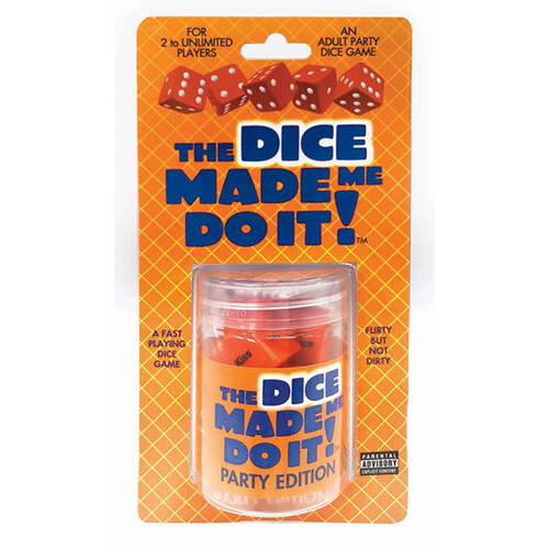 The Dice Made Me Do It! Game