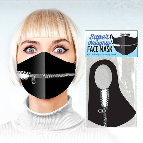 Super Naughty Zipper Face Mask