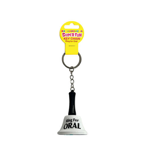 Super Fun Key Chain - Ring For Oral Novelty Bell Keychain