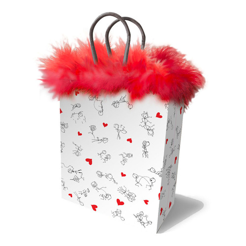 Stick Figures Gift Bag Novelty Gift Bag