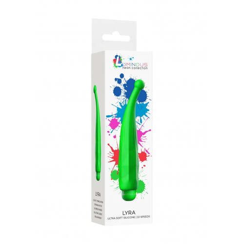 Lyra - ABS Bullet With Silicone Sleeve - 10-Speeds - Green