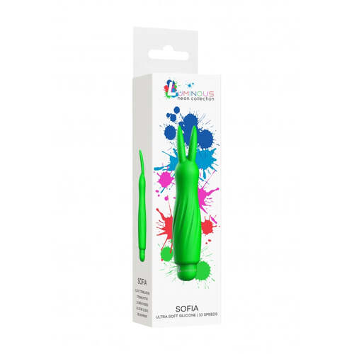 Sofia - ABS Bullet With Silicone Sleeve - 10-Speeds - Green