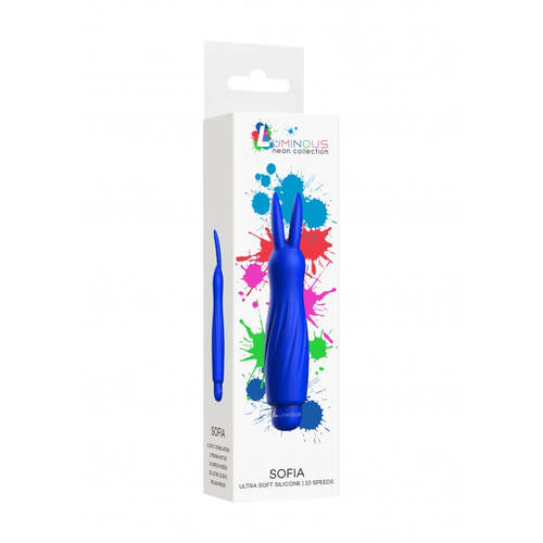 Sofia - ABS Bullet With Silicone Sleeve - 10-Speeds - Royal Blue