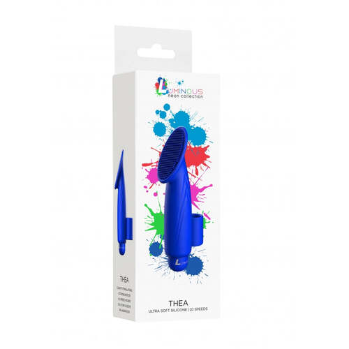 Thea - ABS Bullet With Silicone Sleeve - 10-Speeds - Royal Blue