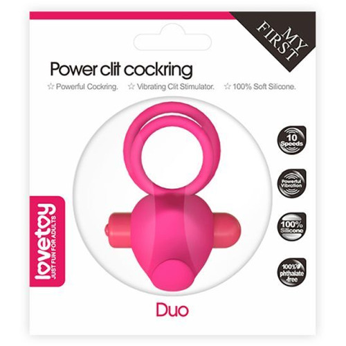 Power Clit Duo Silicone Cockring