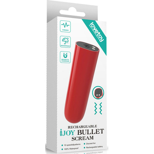 IJOY Rechargeable Bullet Scream Red 8.5 cm USB Rechargeable Bullet