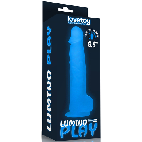 8.5" Glowing Cock + Balls