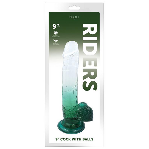 9" Riders Cock + Balls