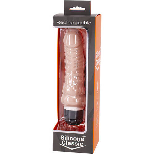 6.5" Silicone Classic Vibrating Cock