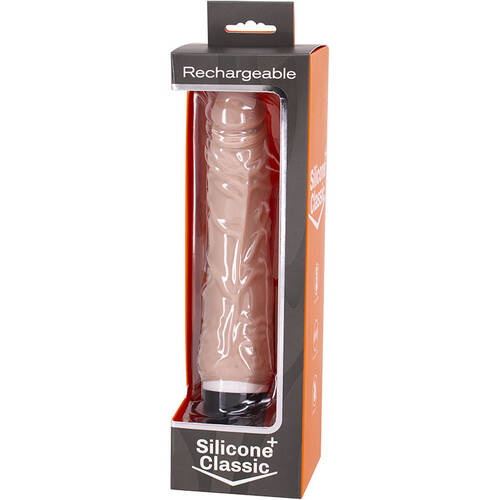 6.5" Silicone Classic Vibrating Cock