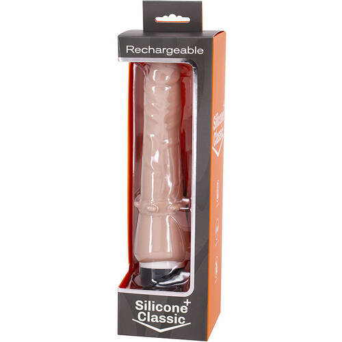 6.5" Silicone Classic Vibrating Cock