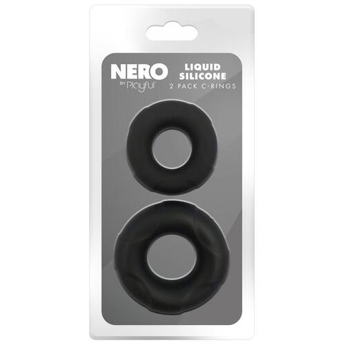 Nero by Playful - Liquid Silicone 2-Pack C-Rings