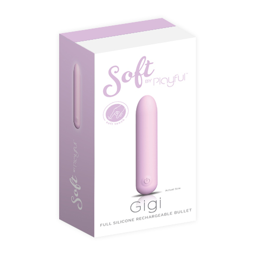 Soft by Playful Gigi - Full Silicone Rechargeable Bullet Purple