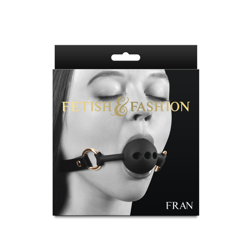 Fetish & Fashion - Fran Black Breathable Mouth Restraint