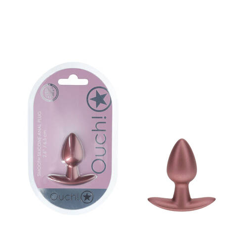 OUCH! Anal Plug - Small - Rose Gold Rose Gold 6.5 cm Small Butt Plug