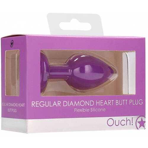 Medium Diamond Heart Butt Plug