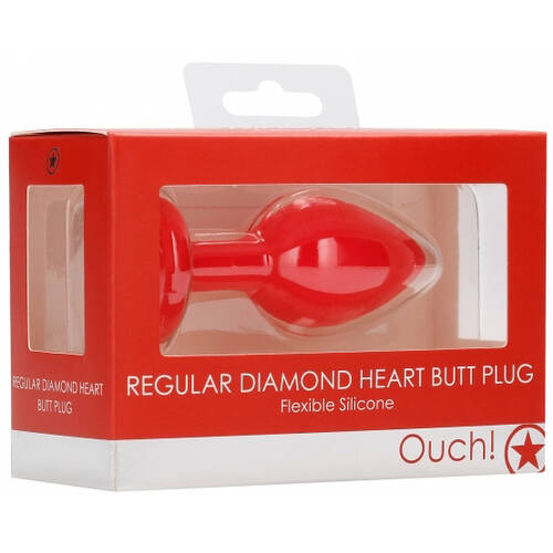 Medium Diamond Heart Butt Plug