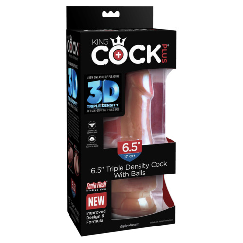 6.5" Realistic 3D Cock