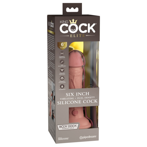 6" Vibrating Dual Density Cock