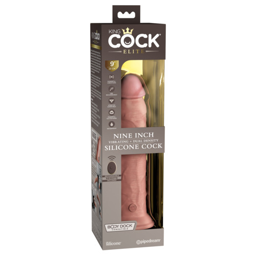 9" Vibrating Dual Density Cock