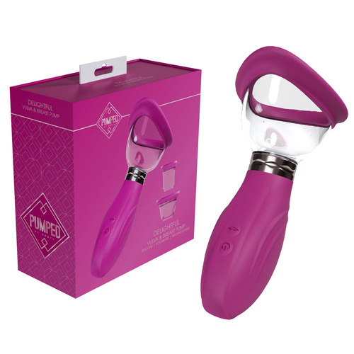 PUMPED Delightful Auto Ladies Pump - Pink Pink USB Rechargeable Ladies Pump