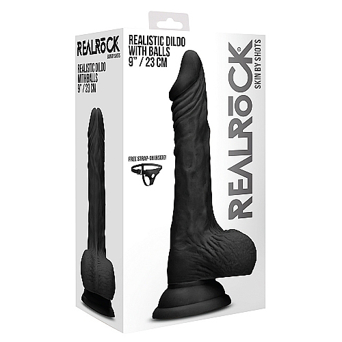 9" Realistic Cock + Balls