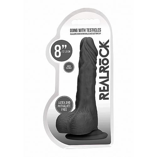 8" Realistic Cock + Balls