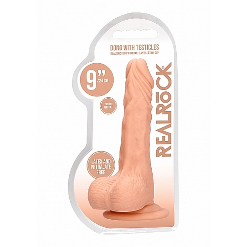 9" Realistic Cock + Balls