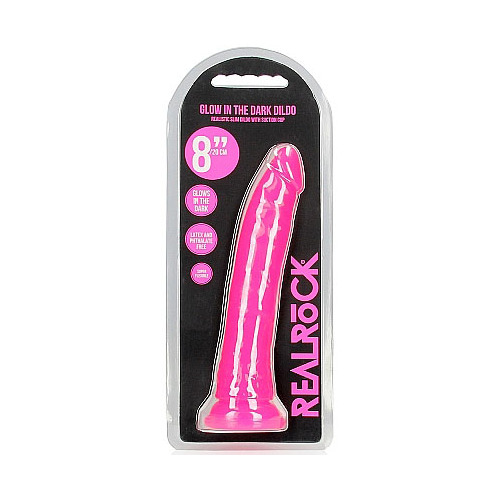 8" Glowing Slim Cock