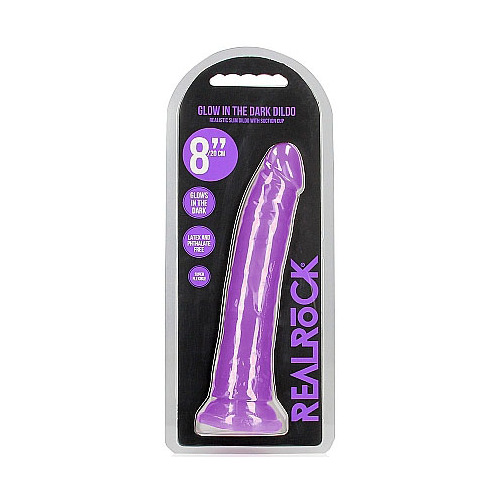 8" Glowing Slim Cock