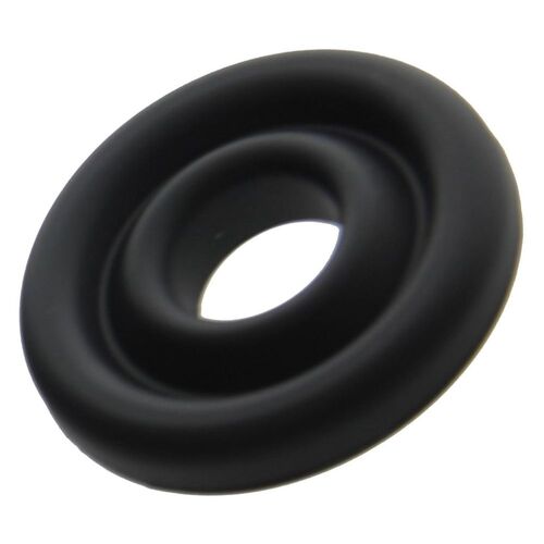 Silicone Pump Donut Sleeve Black for Cylinder 1.75in-2.15in Dia